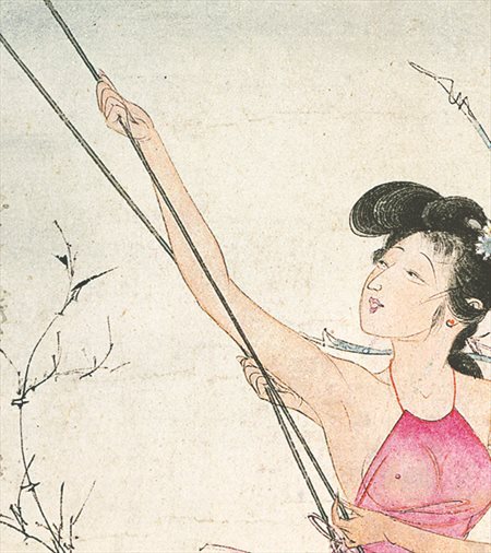海珠-胡也佛的仕女画和最知名的金瓶梅秘戏图